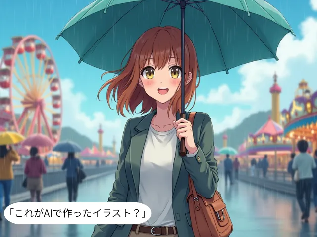「これがAIで作ったイラスト？」