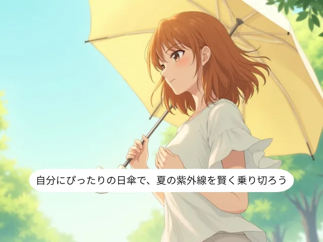 まとめ：自分にぴったりの日傘で、夏の紫外線を賢く乗り切ろう