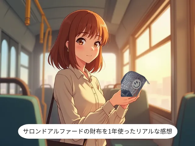 サロンドアルファードの財布を1年使ったリアルな感想