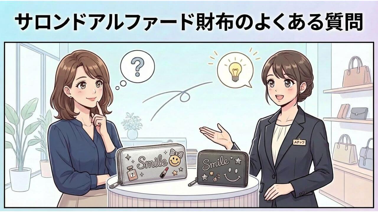 サロンドアルファード財布のよくある質問 