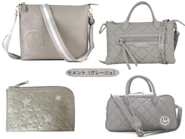 セメント（グレージュ）のカバンや財布の画像