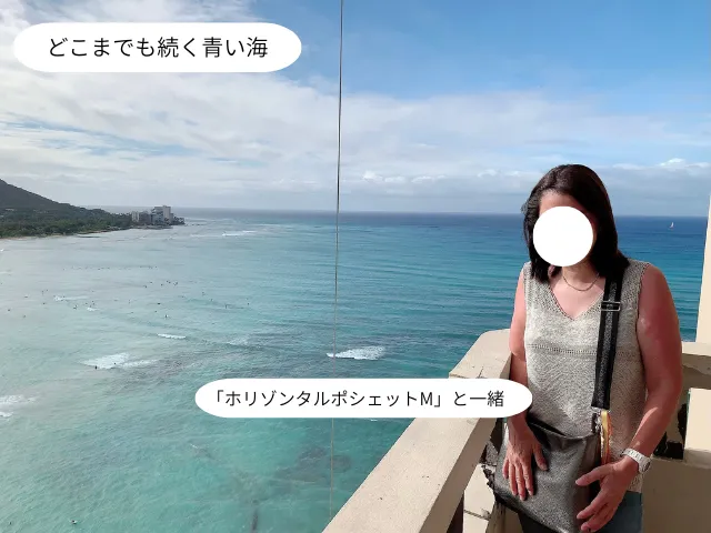 「ホリゾンタルポシェットM」と一緒