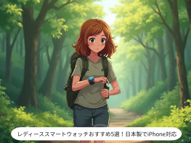 レディーススマートウォッチおすすめ5選！日本製でiPhone対応