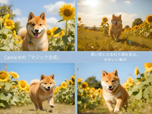 Canva AIの「マジック生成」.②png