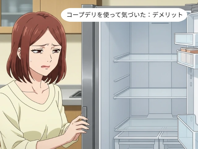 コープデリを使って気づいた：デメリット
