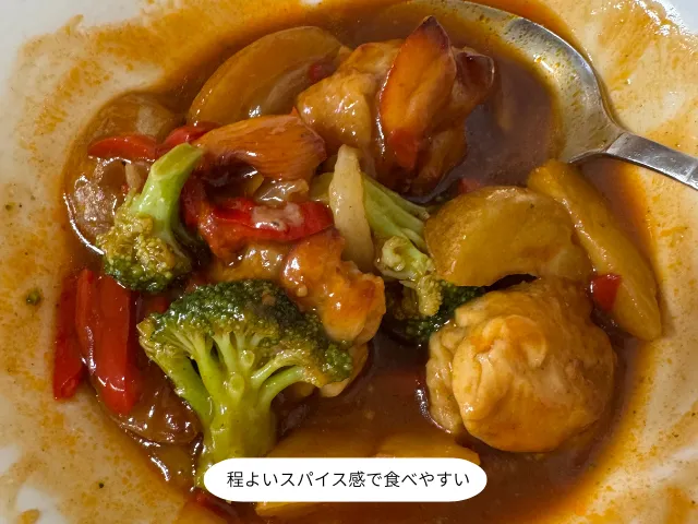 程よいスパイス感で食べやすい