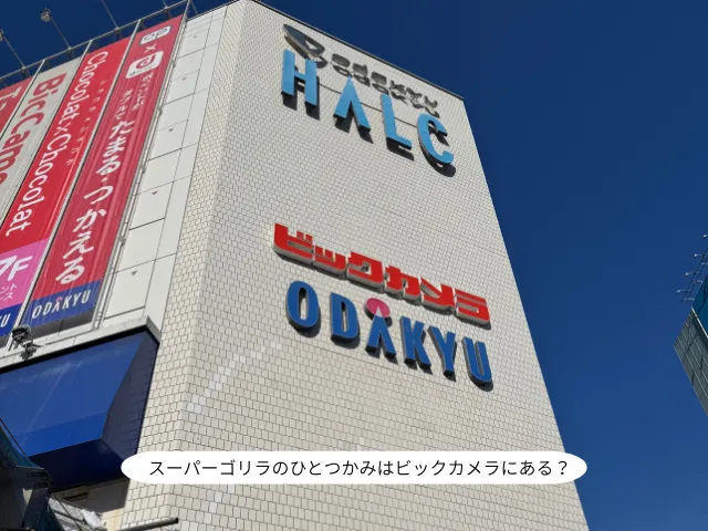 スーパーゴリラのひとつかみはビックカメラにある?