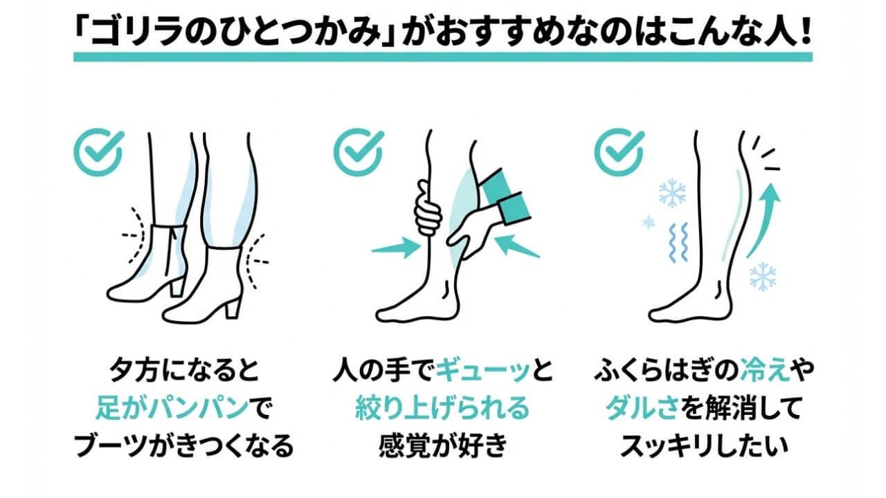 「ゴリラのひとつかみ」がおすすめなのはこんな人！ 