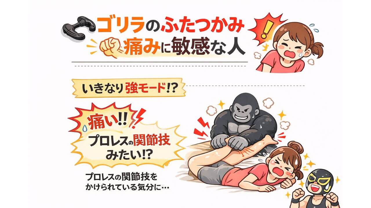 「強すぎて痛い」「脚が細いと緩い」悪い口コミ