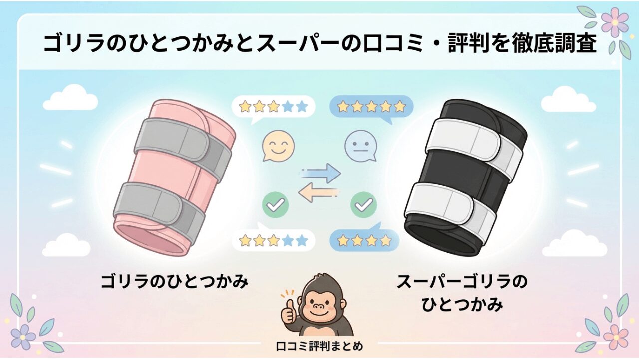 ゴリラのひとつかみとスーパーの口コミ・評判を徹底調査