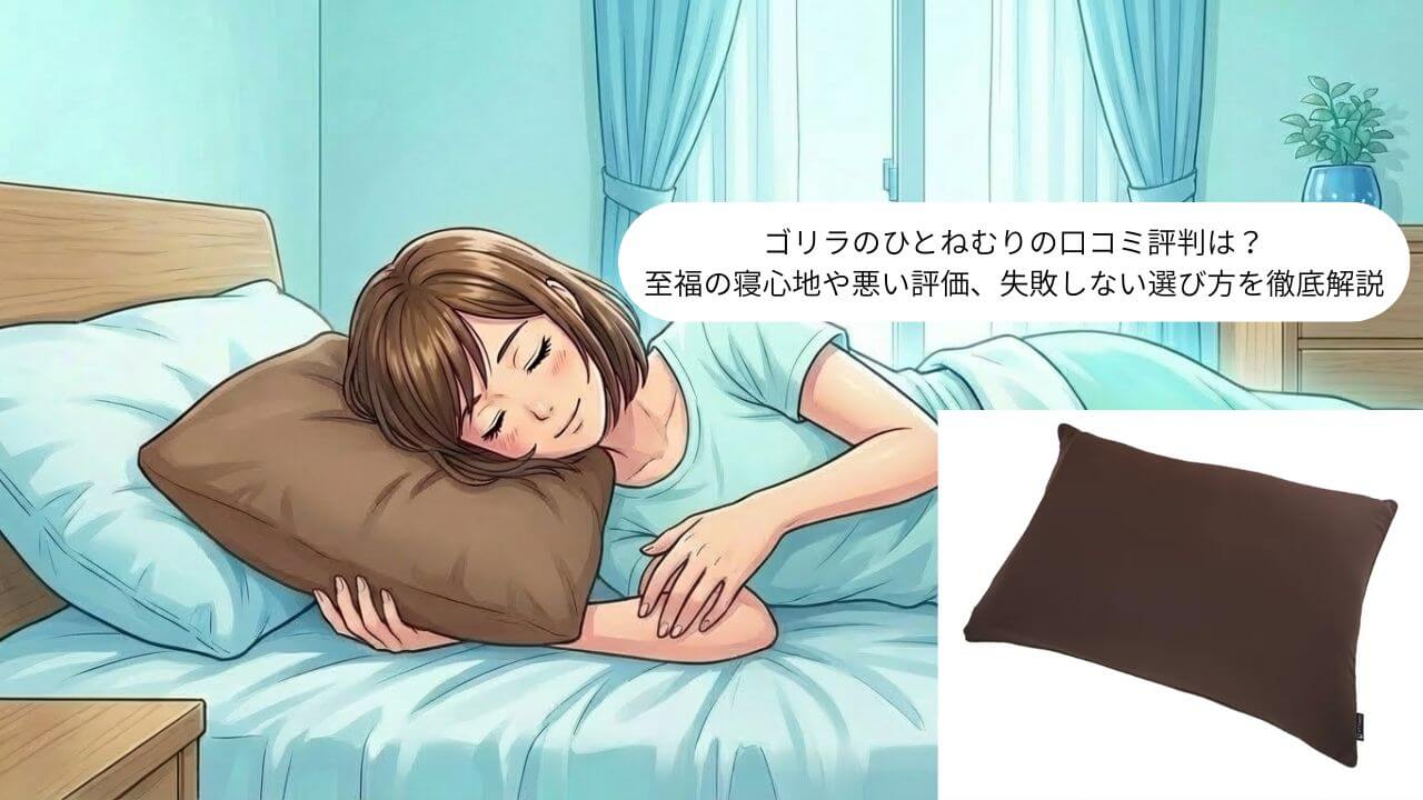 ゴリラのひとねむりの口コミ評判は？ 至福の寝心地や悪い評価、失敗しない選び方を徹底解説