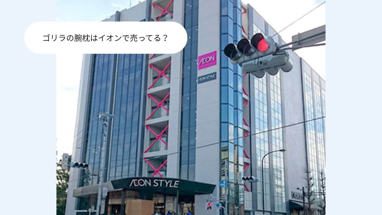 ゴリラの腕枕はイオンで売ってる？ 