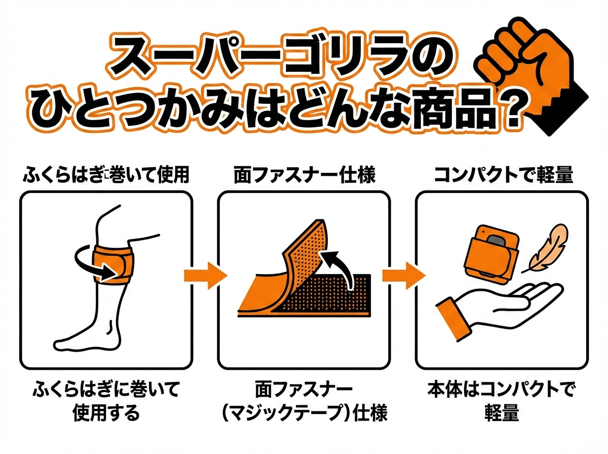 スーパーゴリラのひとつかみはどんな商品？