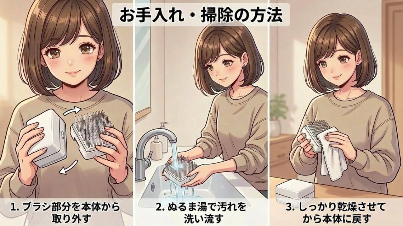 お手入れ・掃除の方法 