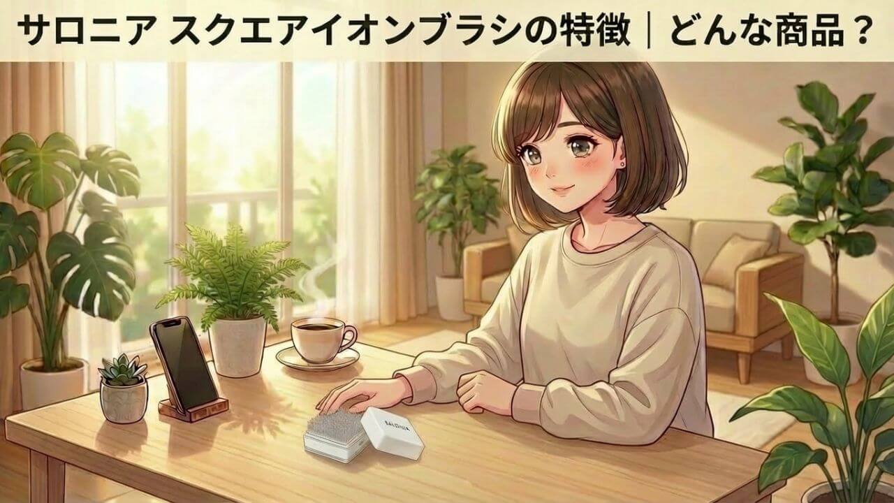 サロニア スクエアイオンブラシの特徴｜どんな商品？ 