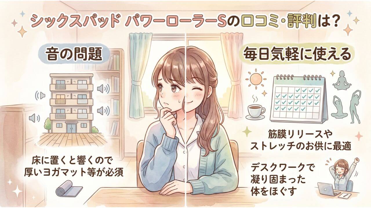 シックスパッド パワーローラーSの口コミ・評判は？ 