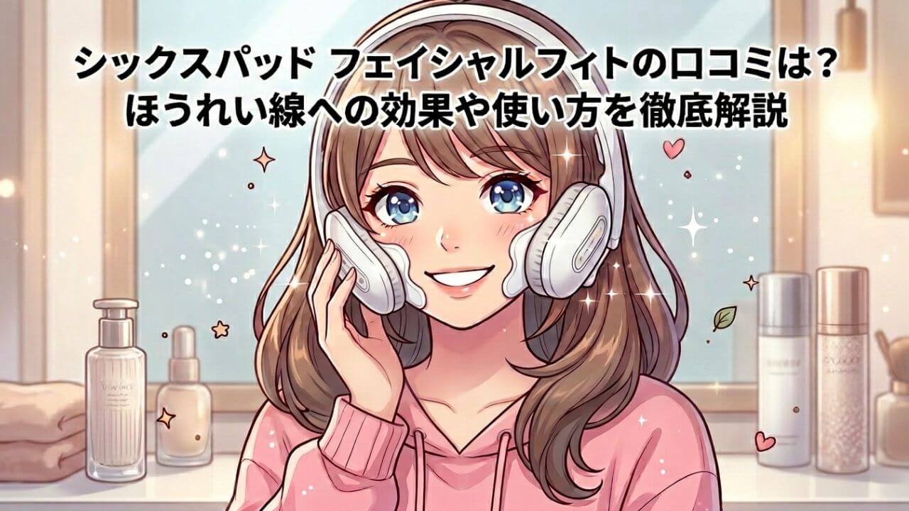 シックスパッド フェイシャルフィットの口コミは？ほうれい線への効果や使い方を徹底解説