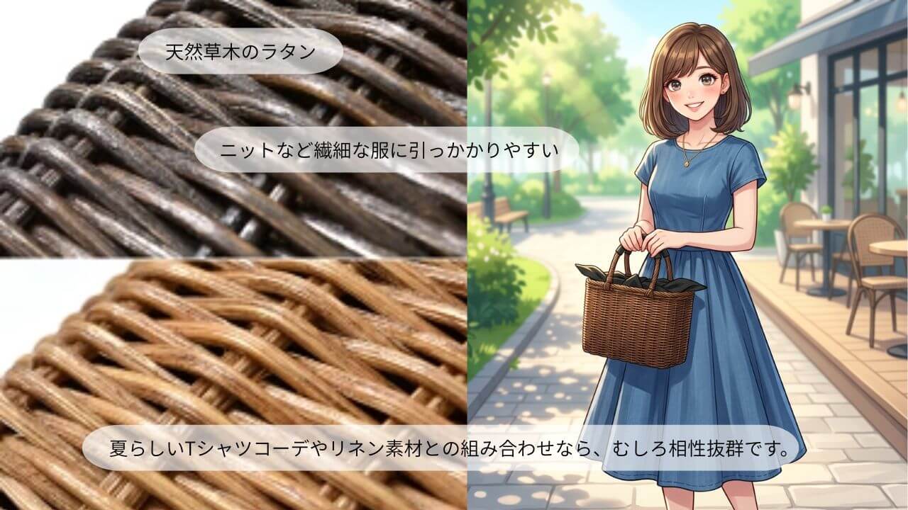 ニットなど繊細な服に引っかかりやすい