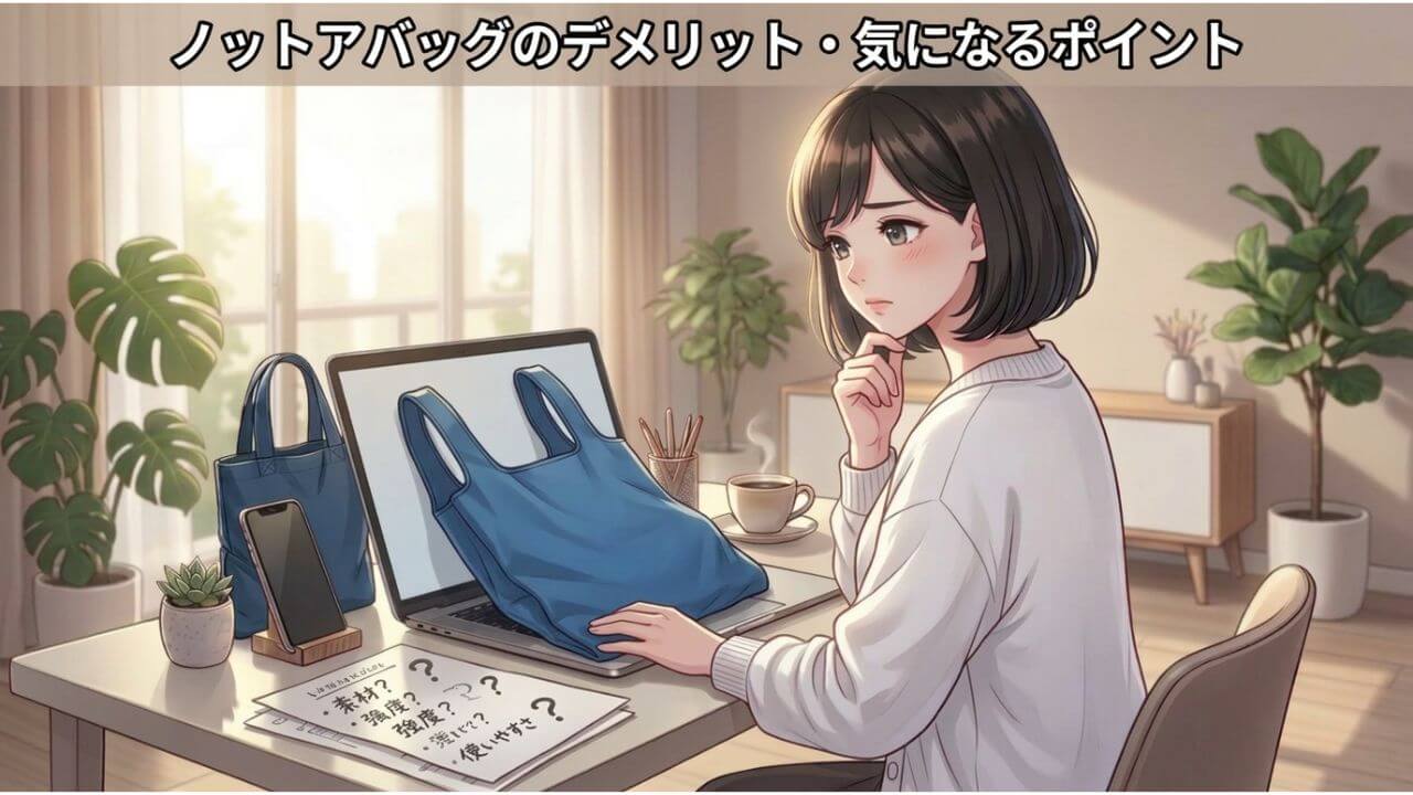 ノットアバッグのデメリット・気になるポイント 