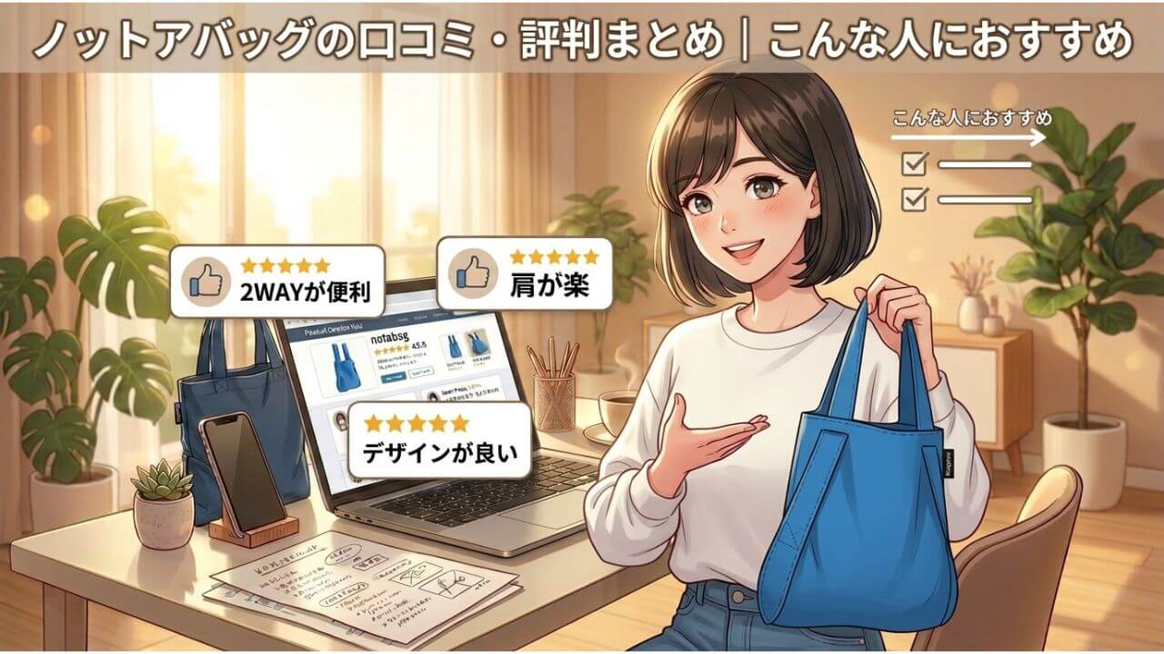 ノットアバッグの口コミ・評判まとめ｜こんな人におすすめ 