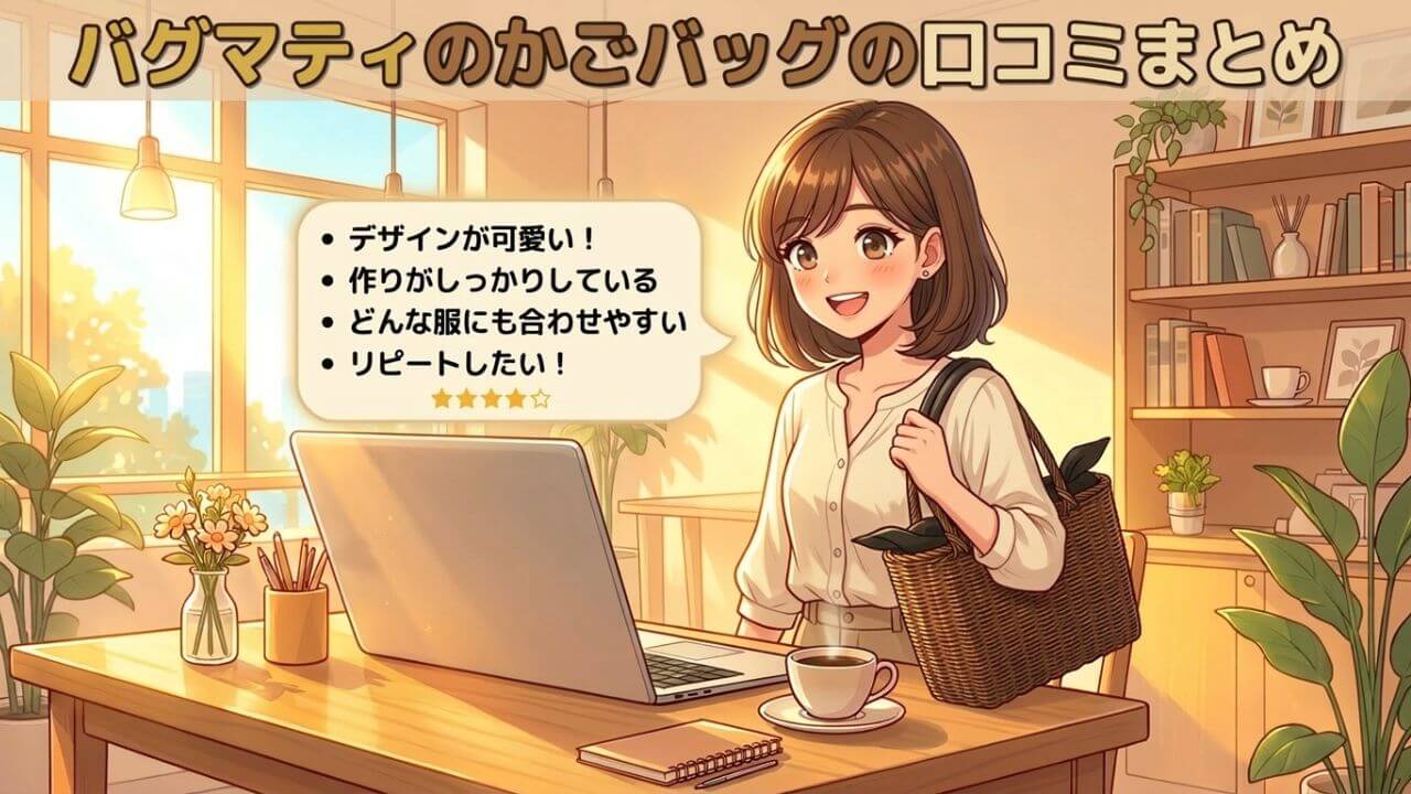 バグマティのかごバッグの口コミまとめ