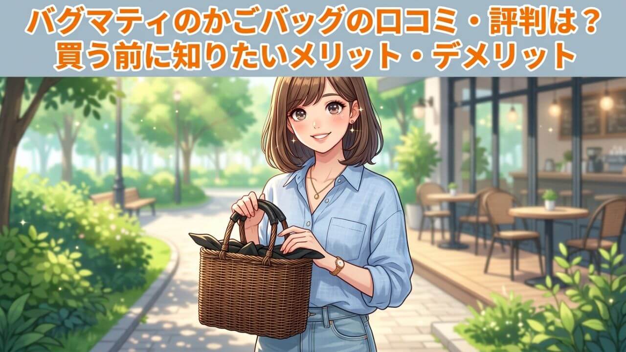 バグマティのかごバッグの口コミ・評判は？買う前に知りたいメリットとデメリット