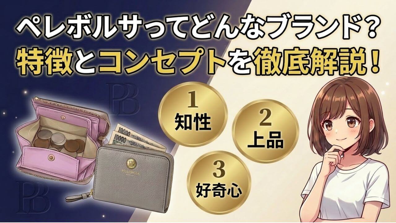 ペレボルサの財布はどんなブランド？特徴とコンセプト 