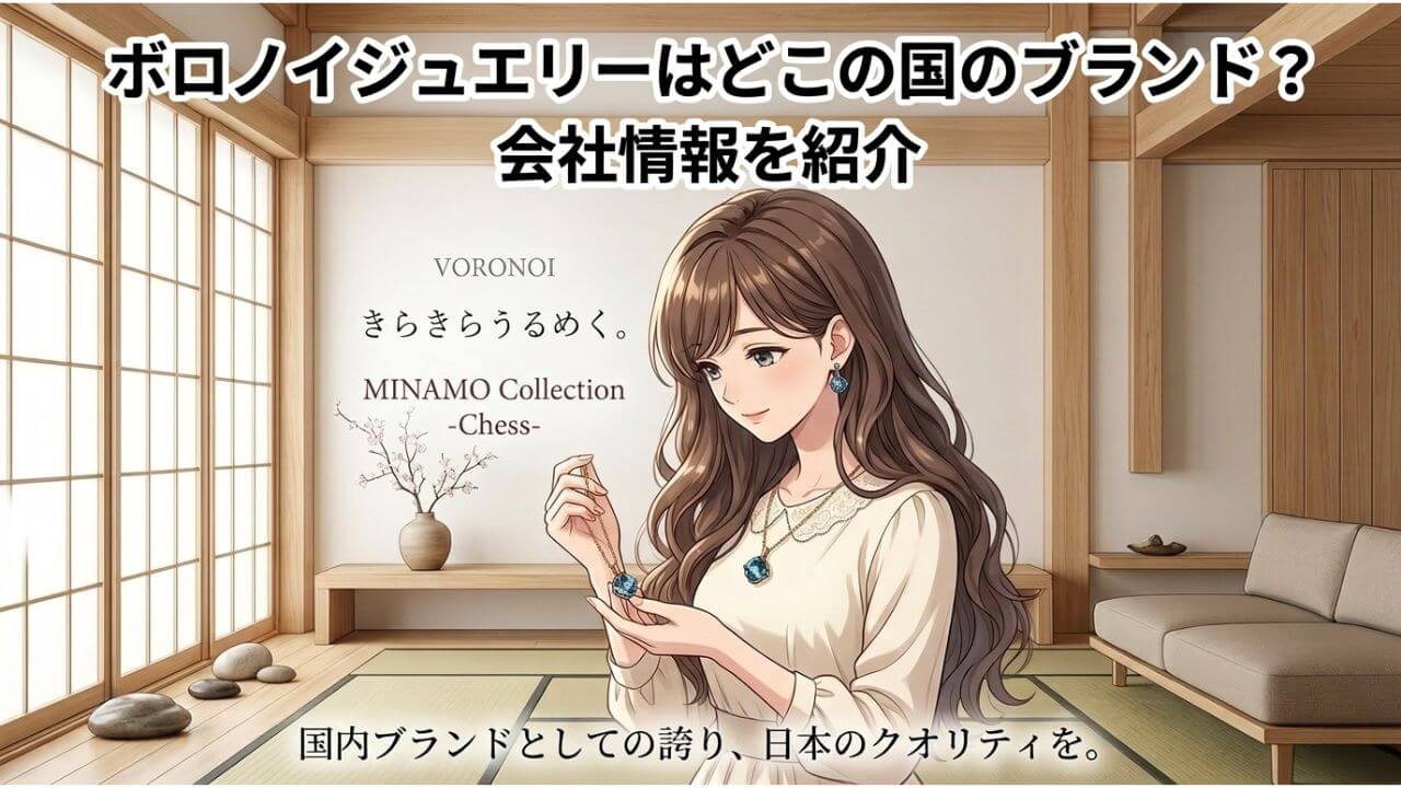 ボロノイジュエリーはどこの国のブランド？会社情報を紹介 