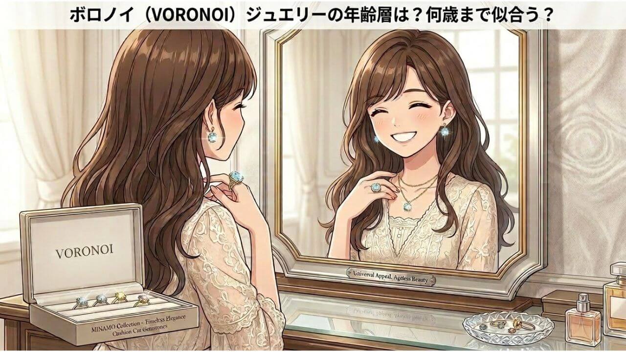 ボロノイ（VORONOI）ジュエリーの年齢層は？何歳まで似合う？ 