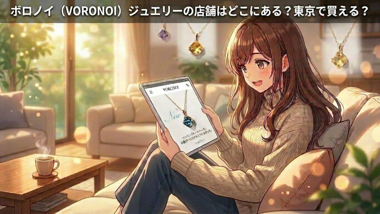 ボロノイ（VORONOI）ジュエリーの店舗はどこにある？東京で買える？ 