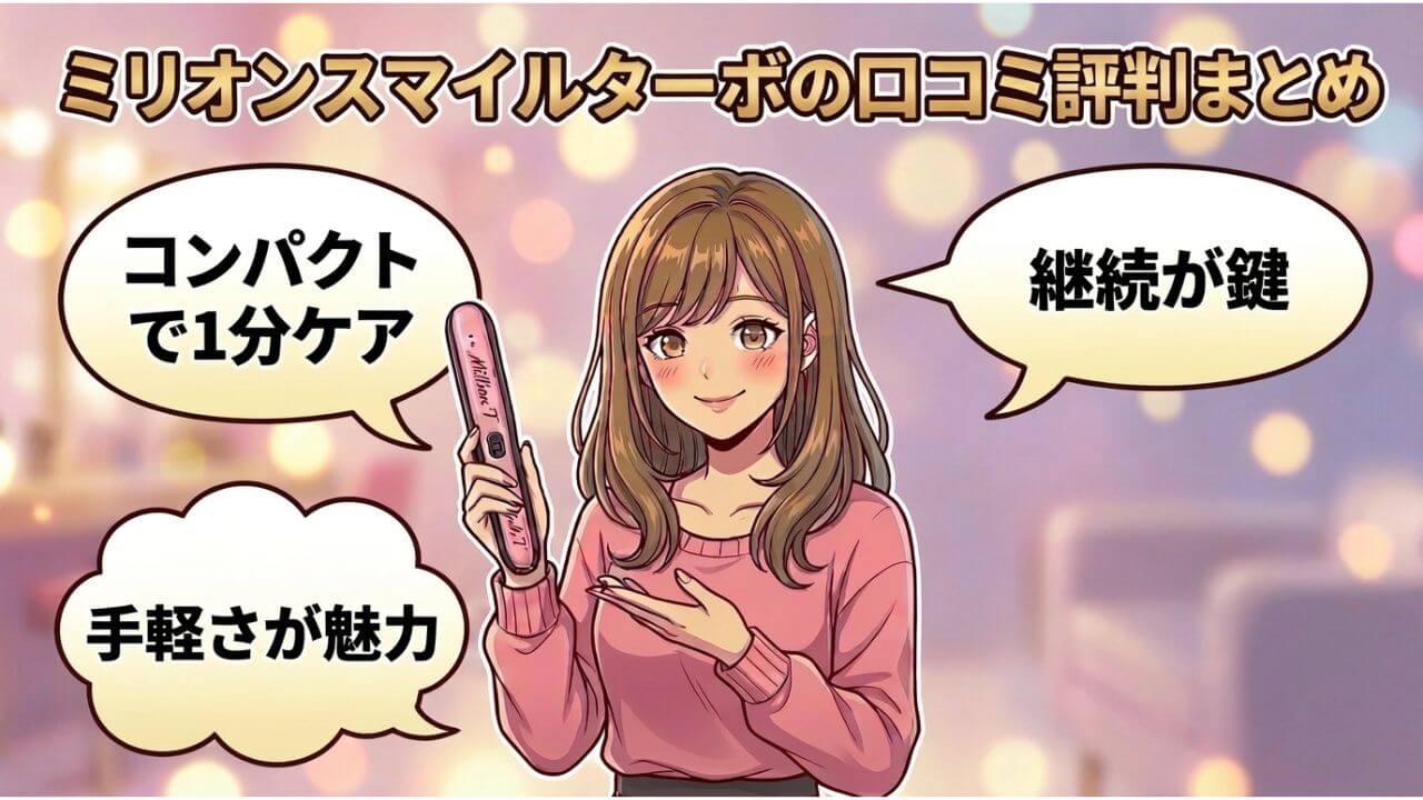 ミリオンスマイルターボの口コミ評判まとめ