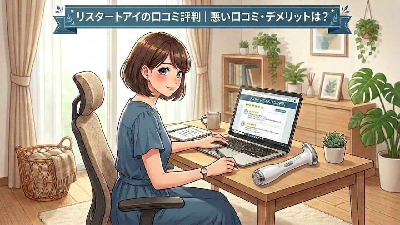 リスタートアイの口コミ評判｜悪い口コミ・デメリットは？ 