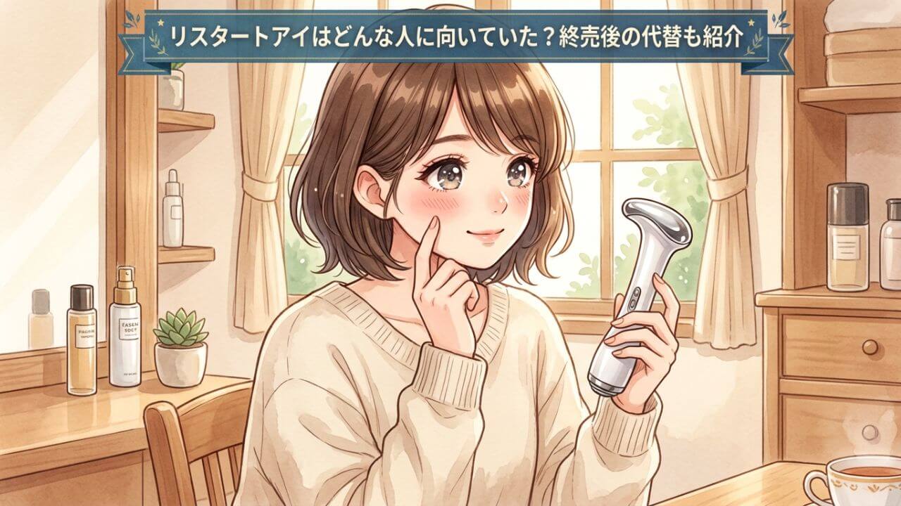 リスタートアイはどんな人に向いていた？終売後の代替も紹介 