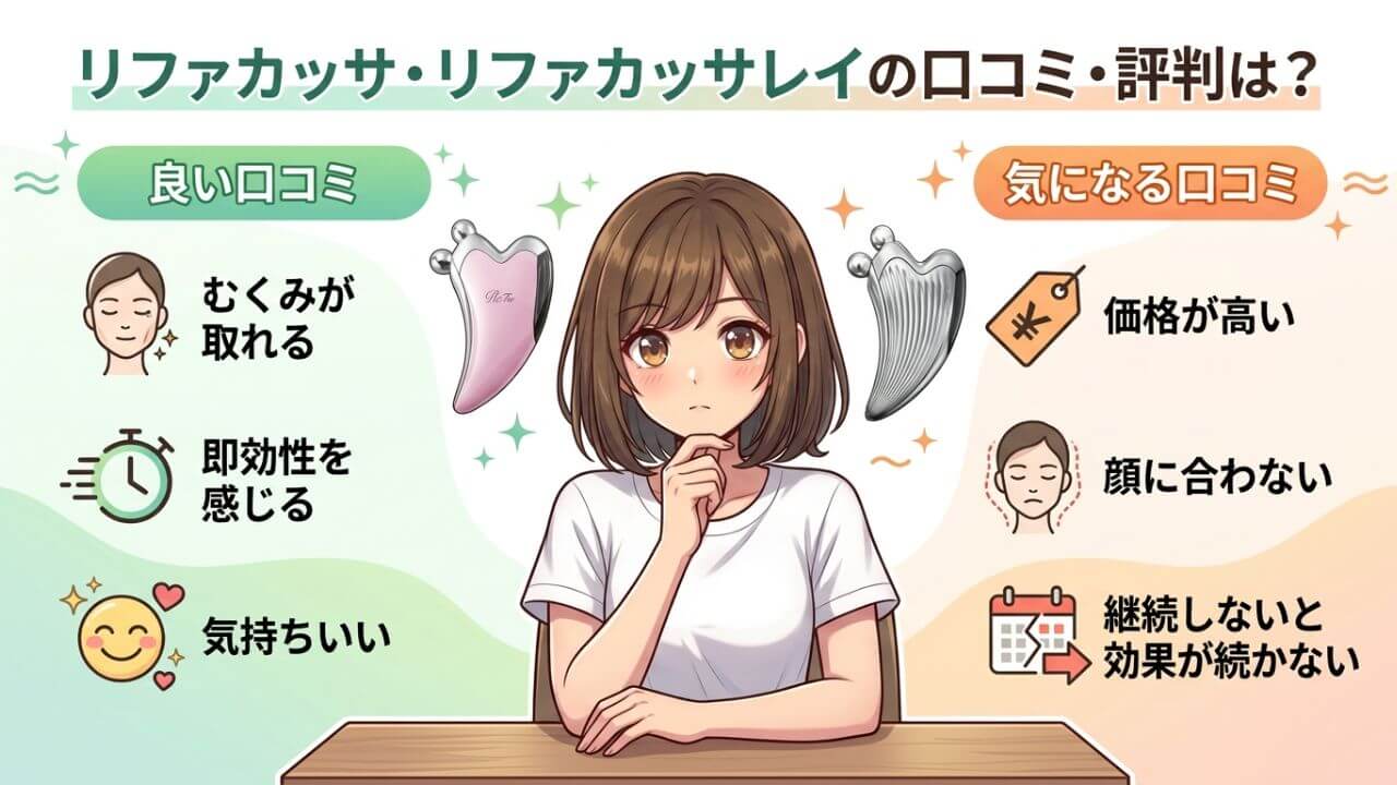 リファカッサ・リファカッサレイの口コミ・評判は？ 