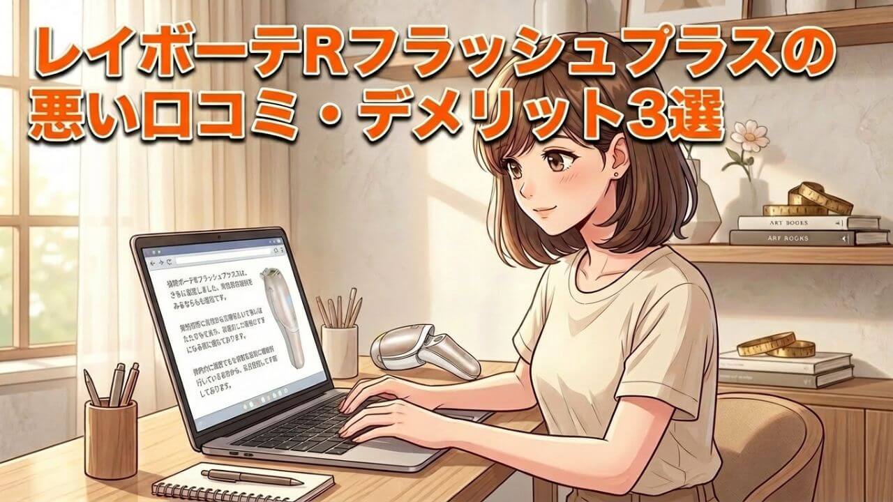 レイボーテRフラッシュプラスの悪い口コミ・デメリット3選