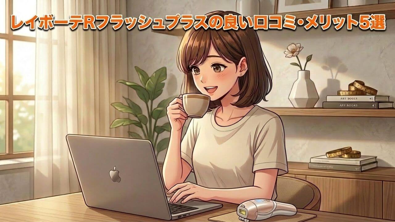 レイボーテRフラッシュプラスの良い口コミ・メリット5選