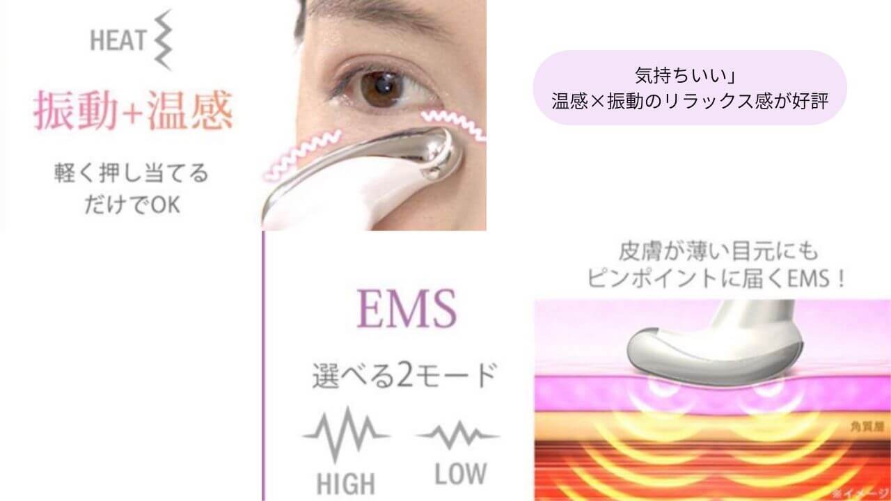 気持ちいい」温感×振動のリラックス感が好評