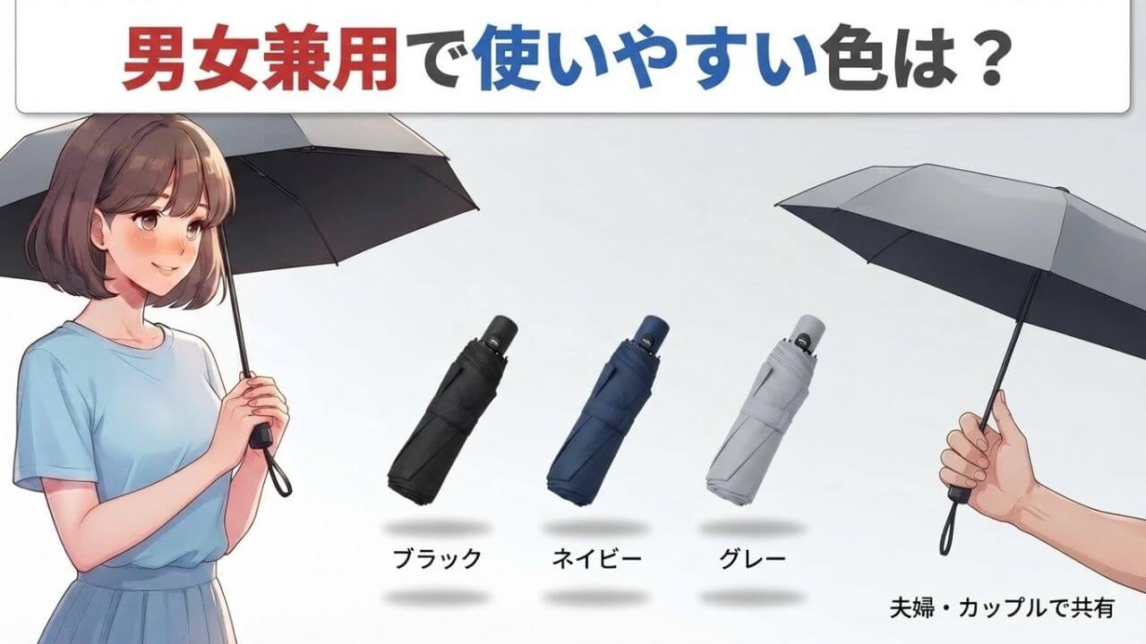 男女兼用で使いやすい色は？