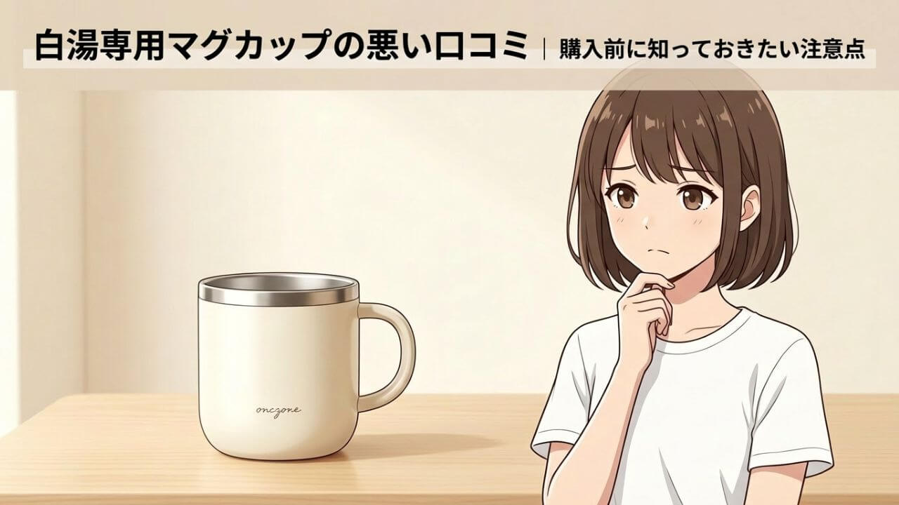 白湯専用マグカップの悪い口コミ｜購入前に知っておきたい注意点 