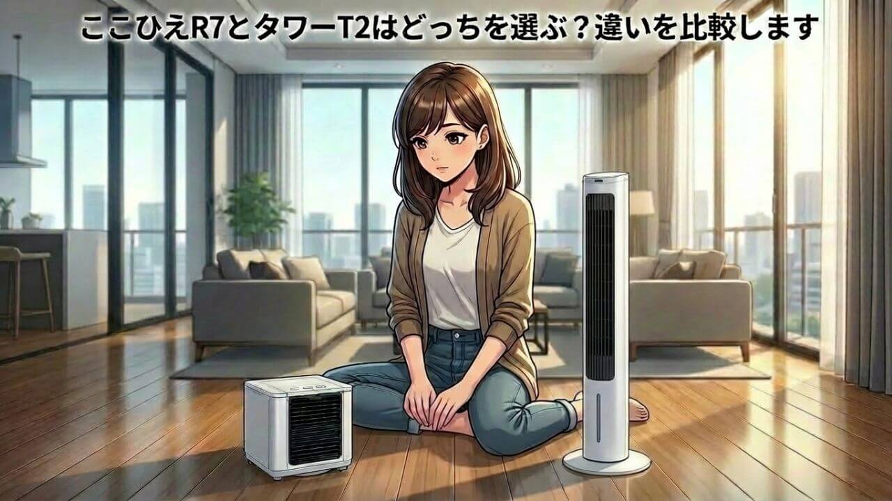 ここひえR7とタワーT2はどっちを選ぶ？違いを比較します 