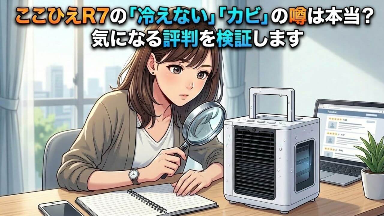 ここひえR7の「冷えない」「カビ」の噂は本当？気になる評判を検証します 