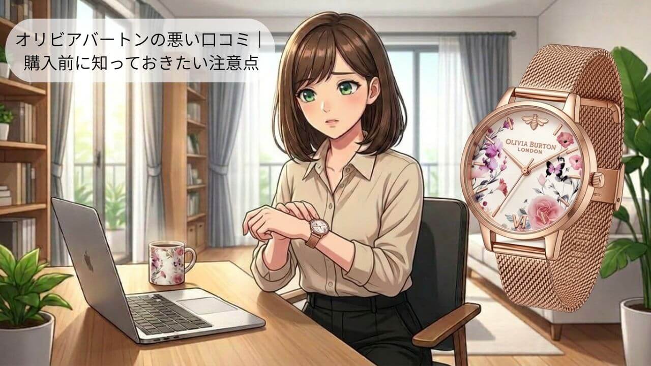 オリビアバートンの悪い口コミ｜ 購入前に知っておきたい注意点 