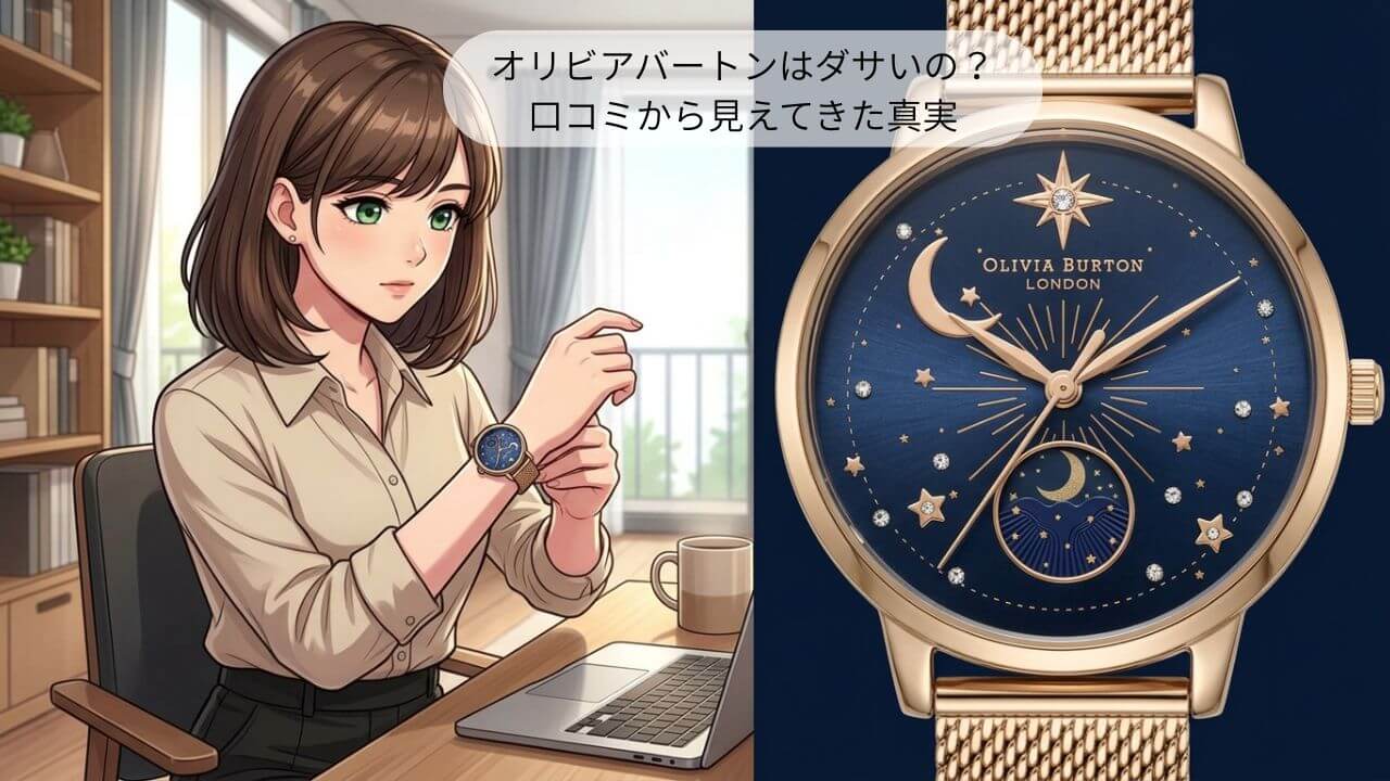 オリビアバートンはダサいの？口コミから見えてきた真実 