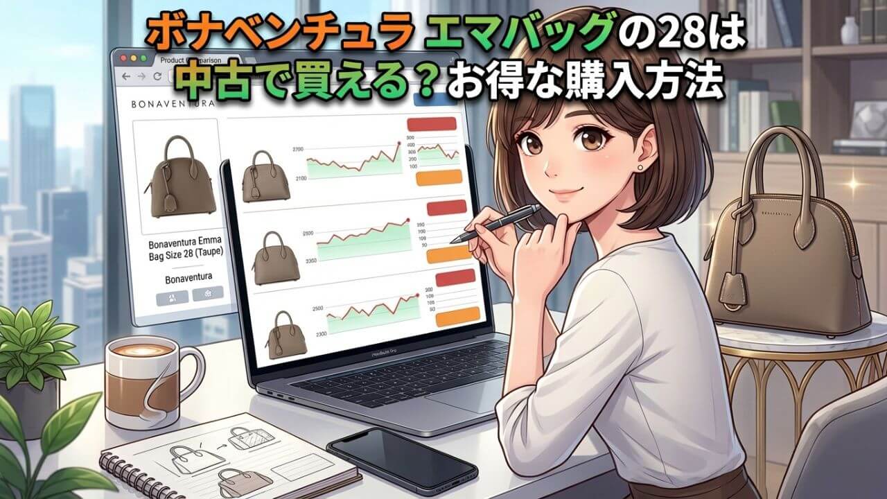 ボナベンチュラ エマバッグの28は中古で買える？お得な購入方法 