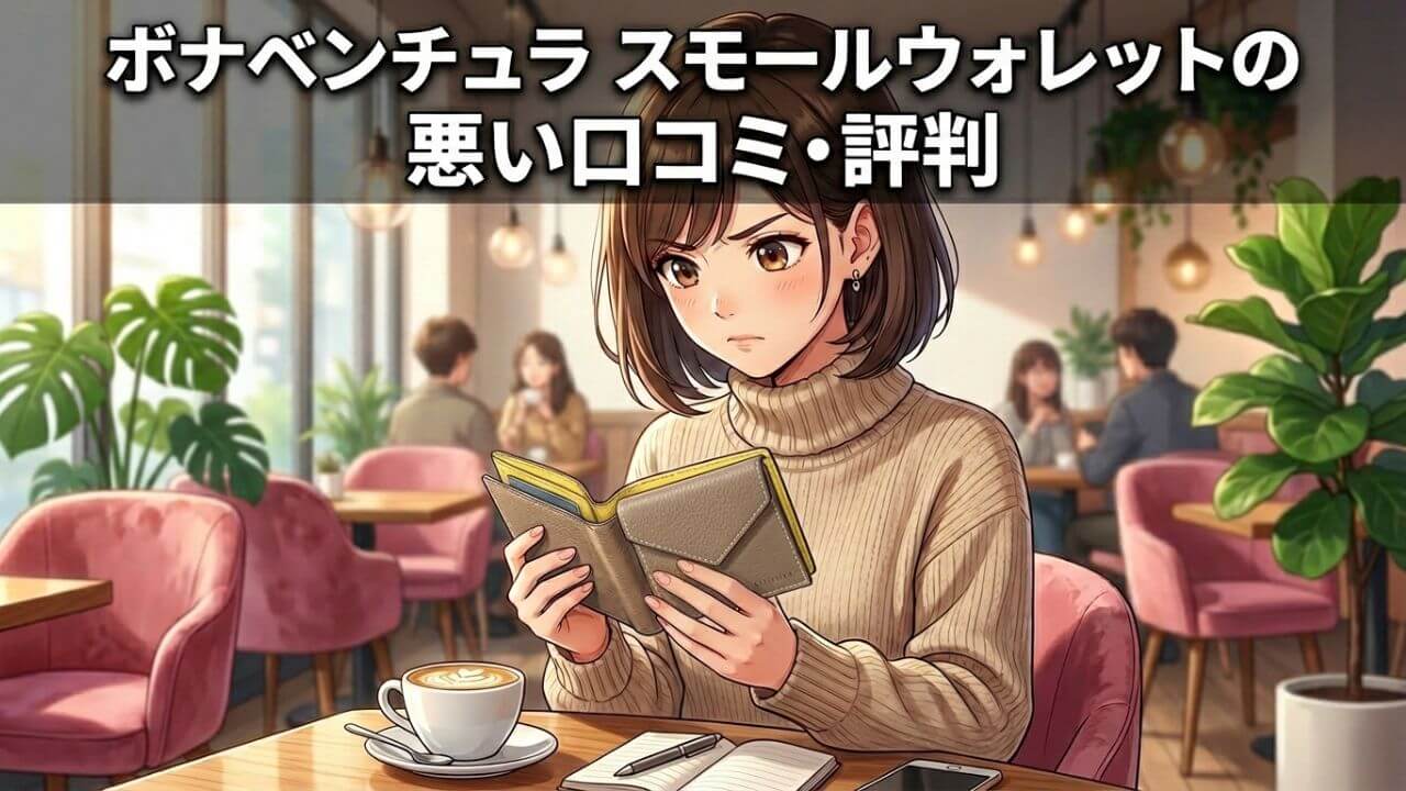 ボナベンチュラ スモールウォレットの悪い口コミ・評判 