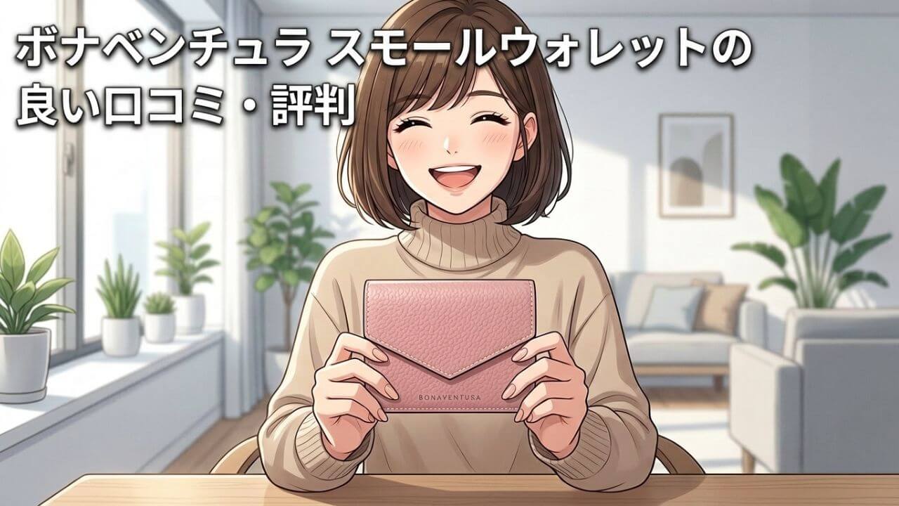 ボナベンチュラ スモールウォレットの良い口コミ・評判 