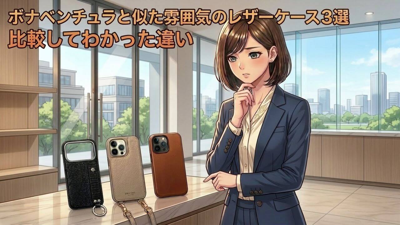 ボナベンチュラと似た雰囲気のレザーケース3選｜比較してわかった違い 