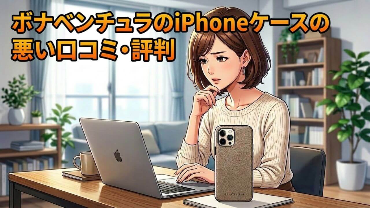 ボナベンチュラのiPhoneケースの悪い口コミ・評判 