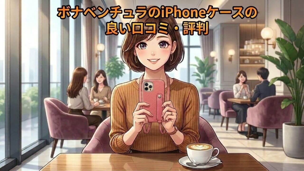 ボナベンチュラのiPhoneケースの良い口コミ・評判 