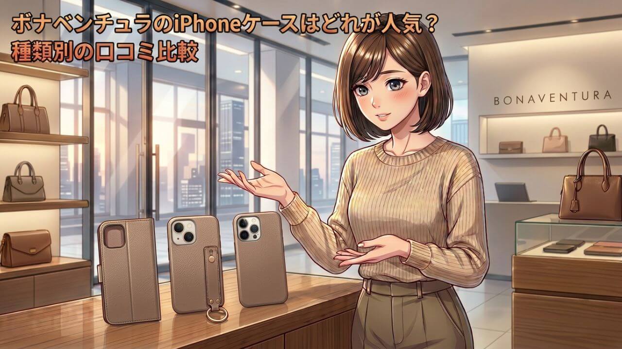 ボナベンチュラのiPhoneケースはどれが人気？種類別の口コミ比較 